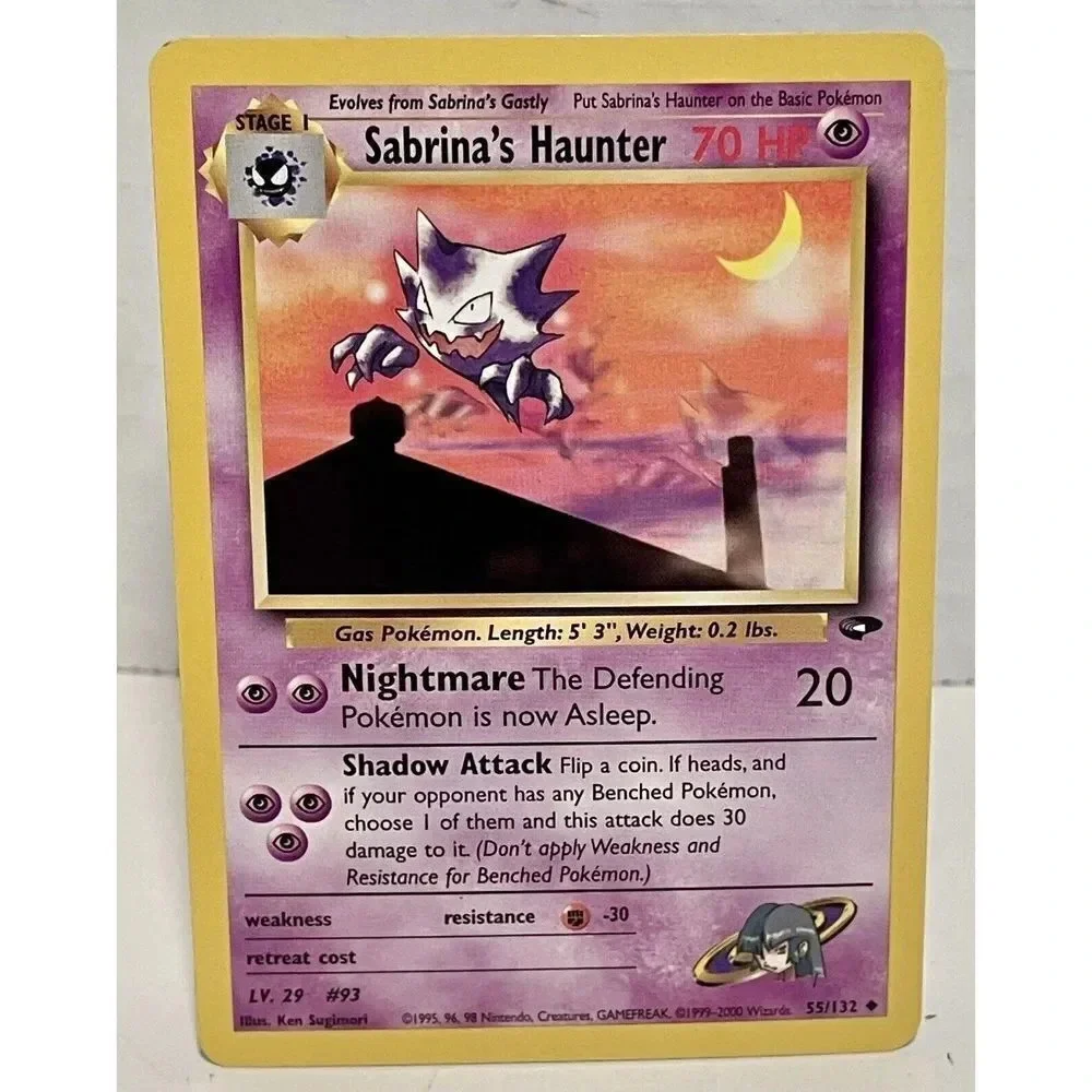 Pokemon TCG Sabrina's Haunter Gym Challenge 55/132 Unlimited Regular Uncommon NM